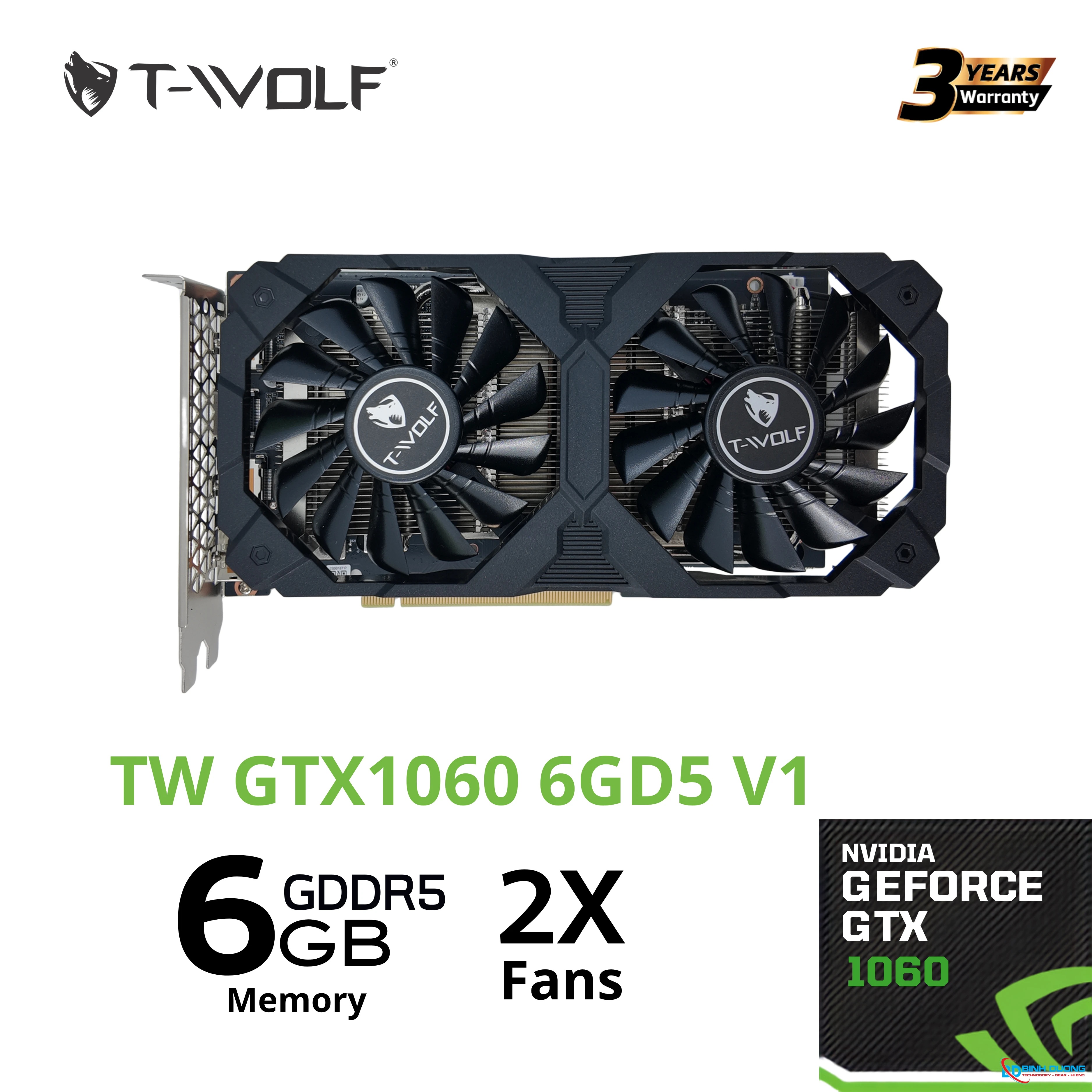 Card màn hình T-WOLF GTX 1060 6GB GDDR5 - Chi tiết 4