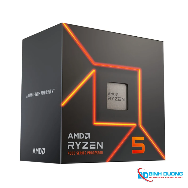 CPU AMD Ryzen 5 7600 (AMD AM5 - 6 Core - 12 Thread - Base 3.8Ghz - Turbo 5.1Ghz - Cache 38MB) - Chi tiết 2