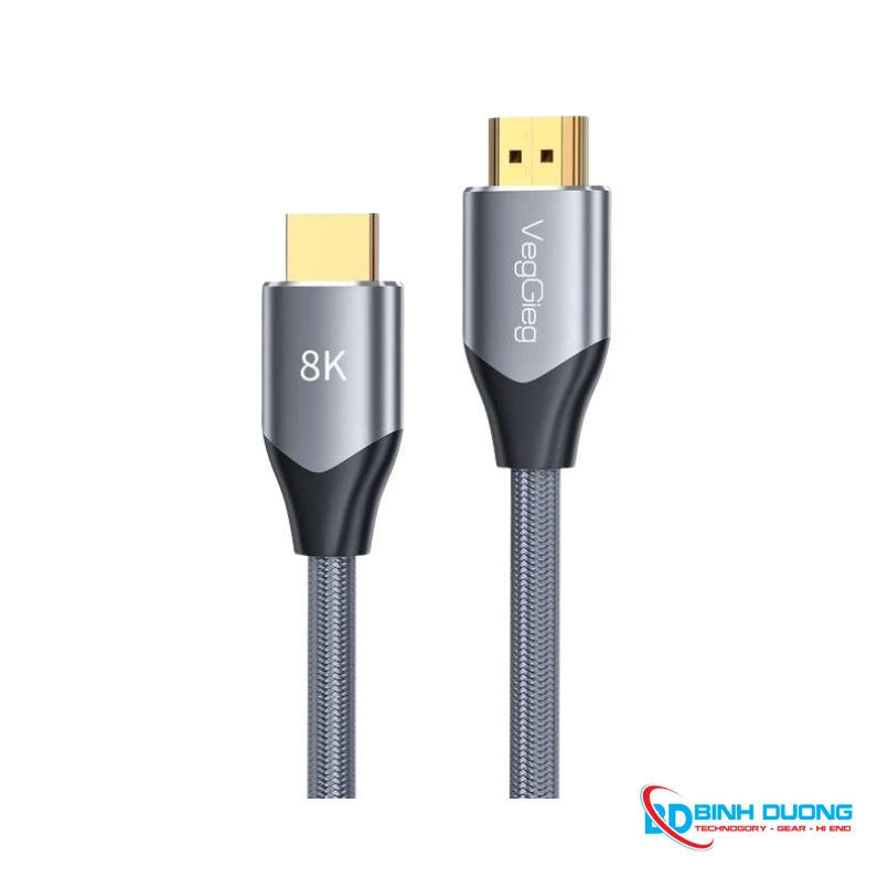 Dây Cáp Màn Hình HDMI Veggieg V-H405 5M Chuẩn 2.1 (dây HDMI 5m) 8k/60Hz 4K/144Hz - Chi tiết 1