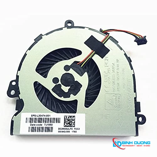 Quạt CPU Laptop HP 15-DA, 15-DB, 15-DX, 250 G7, 255 G7 (Mã L20474-001 / TPN-C130) - Chi tiết 2