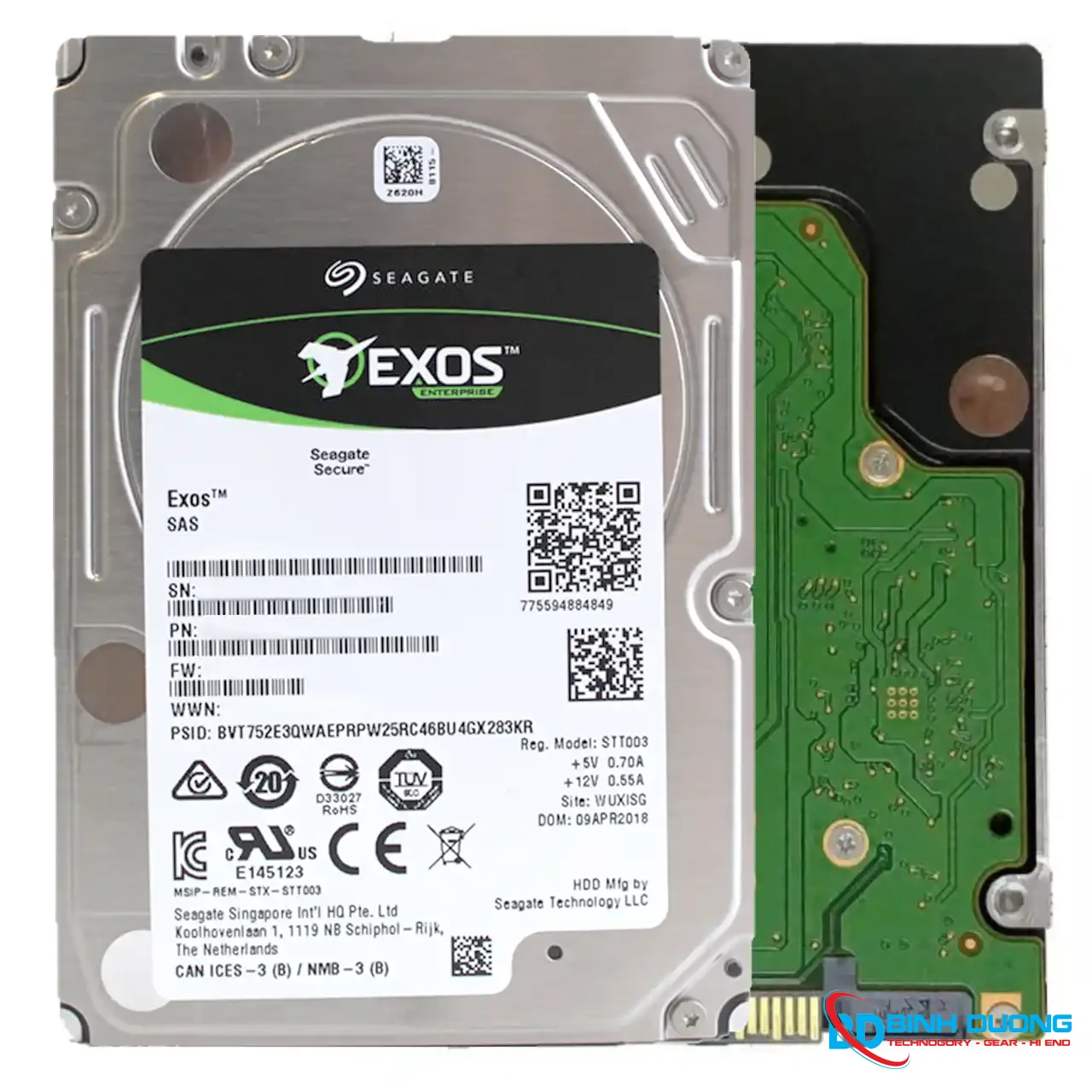 HDD Seagate Exos 10E2400 1.2TB 512e/4Kn SAS (ST1200MM0129) - Chi tiết 2