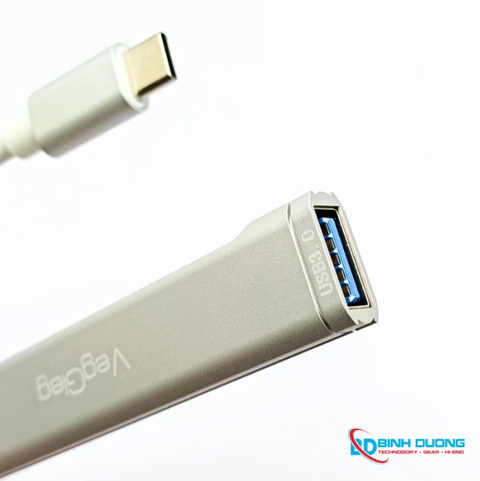 HUB USB VegGieg Type-C ra 4 Cổng USB 3.0 V-K303 - Chi tiết 2