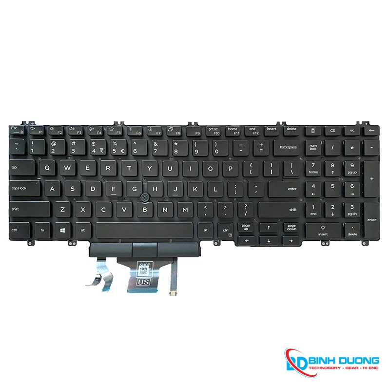 Bàn Phím Laptop Dell Latitude 5500, 5501, 5510, 5511 - Dell Precision 3540, 3541, 3550, 3551 - Chi tiết 1
