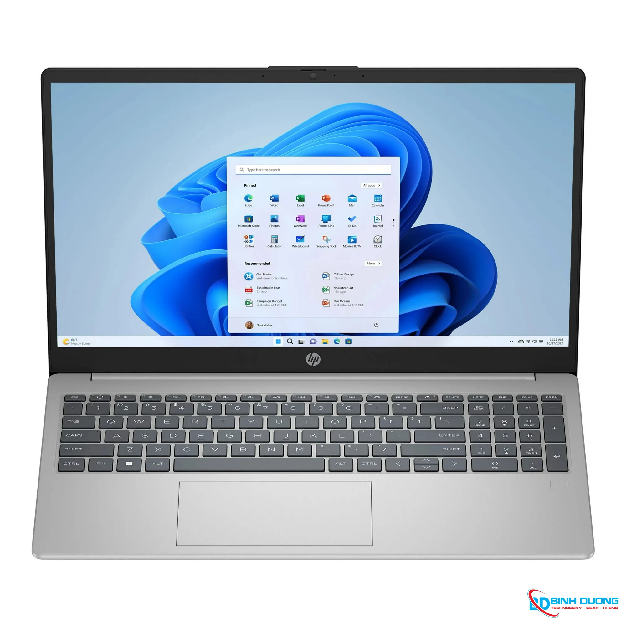 LAPTOP HP 15-FD2050WM (CORE ULTRA 5-225U | 512GB SSD | 8GB | 15.6inch FHD | TOUCH | WIN11 | NATURAL SILVER _NK - Chi tiết 4
