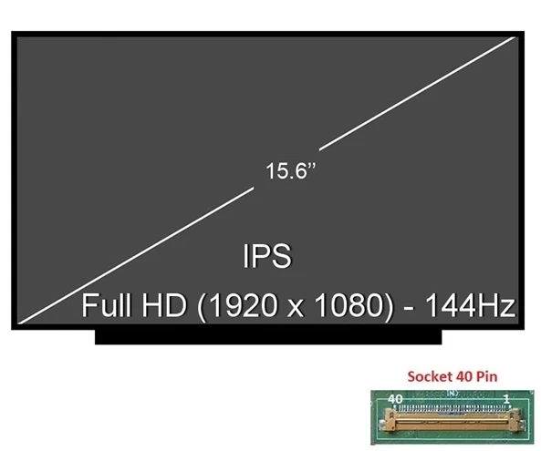 LCD 15.6 LED SLIM 40 KO TAI FHD 144HZ - B156HAN08.2