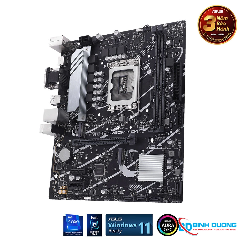 Mainboard Asus B760M-K DDR4 ( VGA + HDMI ) - Chi tiết 9