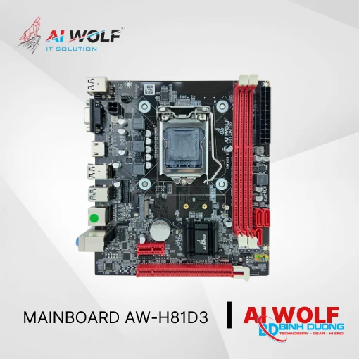 Mainboard Bo Mạch Chủ AI WOLF H81 DDR4 / M2 (LGA 1151v1) - Chi tiết 5