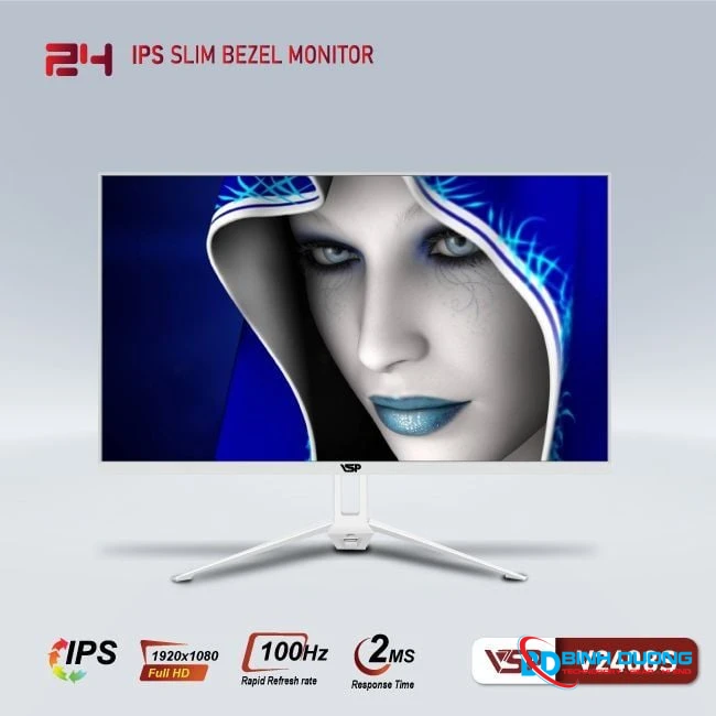 Màn Hình LCD VSP 24inch V2408S FHD IPS 120HZ HDMI, VGA - Chi tiết 1