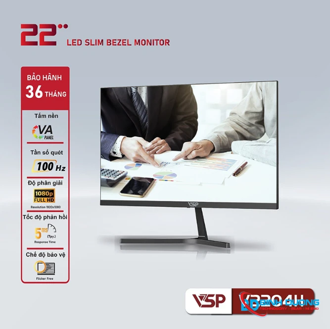 Màn Hình Máy Tính VSP 22 Inch Đen V2204H (21.5INCH/ VA/ FHD/ 100HZ/ 5MS/ Đen) - Chi tiết 3