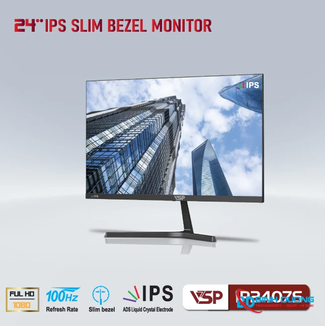 Màn hình VSP IP2407S (24inch / IPS / FHD / 100Hz / 1ms) - Chi tiết 3
