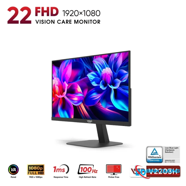 Màn Hình VSP V2203H (22 inch / VA / FHD / 100Hz / 1ms) - Chi tiết 6