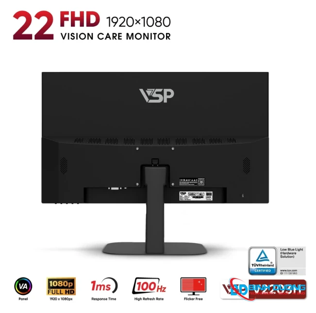 Màn Hình VSP V2203H (22 inch / VA / FHD / 100Hz / 1ms) - Chi tiết 7