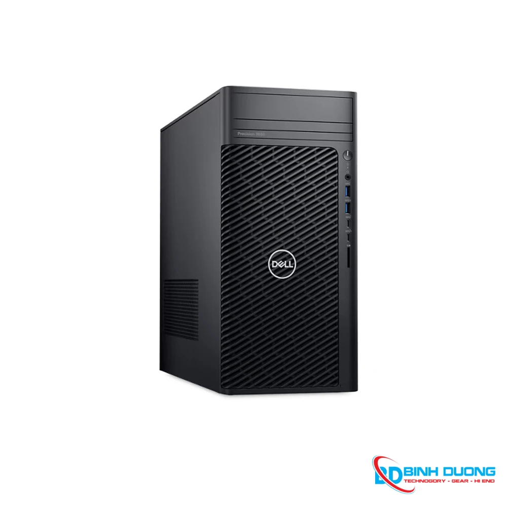 Máy tính trạm Dell Precision 3680 Tower, i9-14900, 16GB, 256GB SSD, 2TB HDD, Intel Graphics, KB, M, PSU 500W, Ubuntu, 3Y WTY - Chi tiết 2
