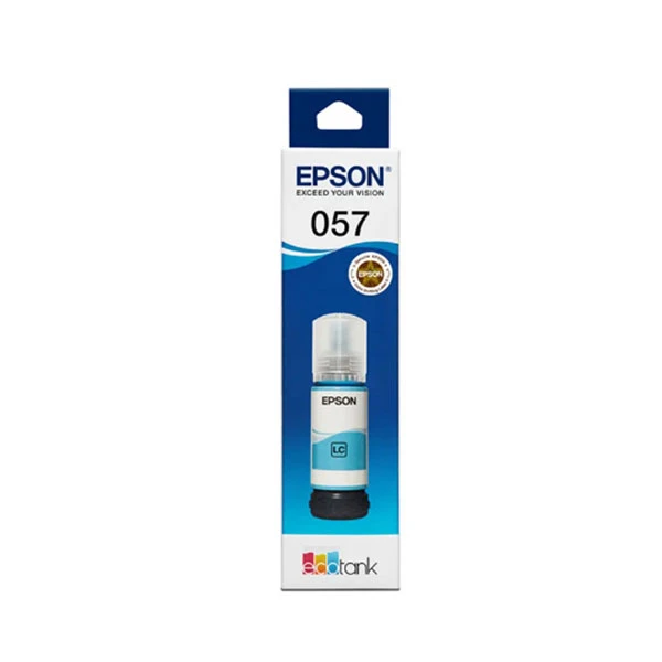 MỰC IN EPSON 057 (LC) (MÀU XANH NHẠT) (C13T09D400) - DÙNG CHO MÁY IN EPSON L8050, L18050, L8100