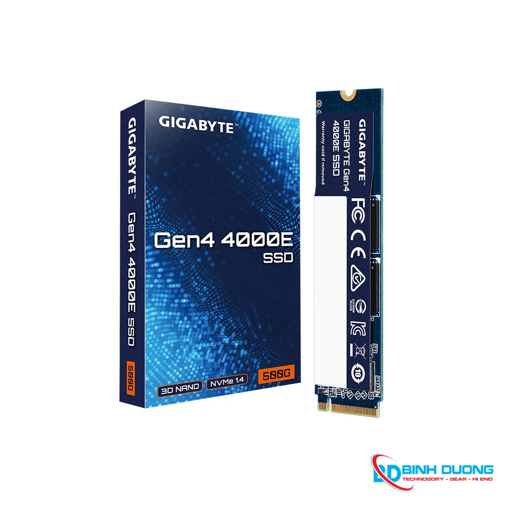 Ổ cứng SSD GIGABYTE 4000E 500GB M2 2280 NVMe Gen4x4 G440E500G