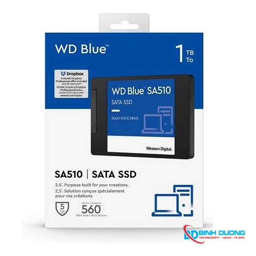 Ổ cứng SSD WD Blue SA510 1TB WDS100T3B0A SATA 2.5 inch - Chi tiết 2