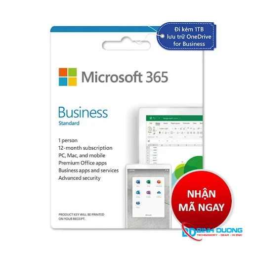 Phần mềm Microsoft365 Bus Std Retail All Lng APAC EM SubPKL 1YR Online DwnLd NR (KLQ-00209)