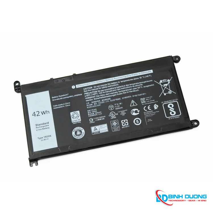 Pin Dell Inspiron 5482 5594 Vostro 3400 YRDD6 Zin Gắn Trong (Thế Hệ 8)