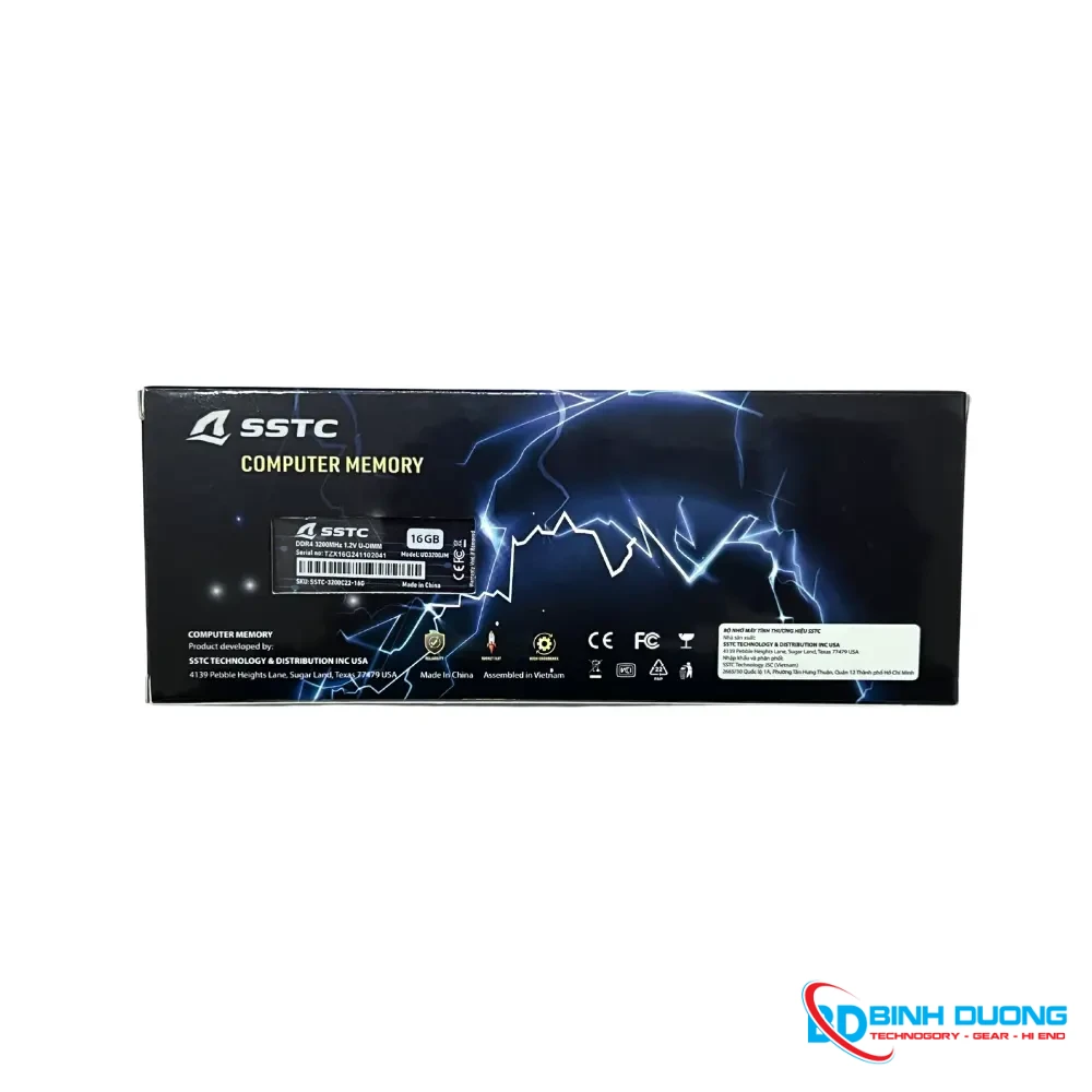 RAM SSTC 16GB Bus 3200 Tản nhiệt DDR4 (only Intel) - Chi tiết 2