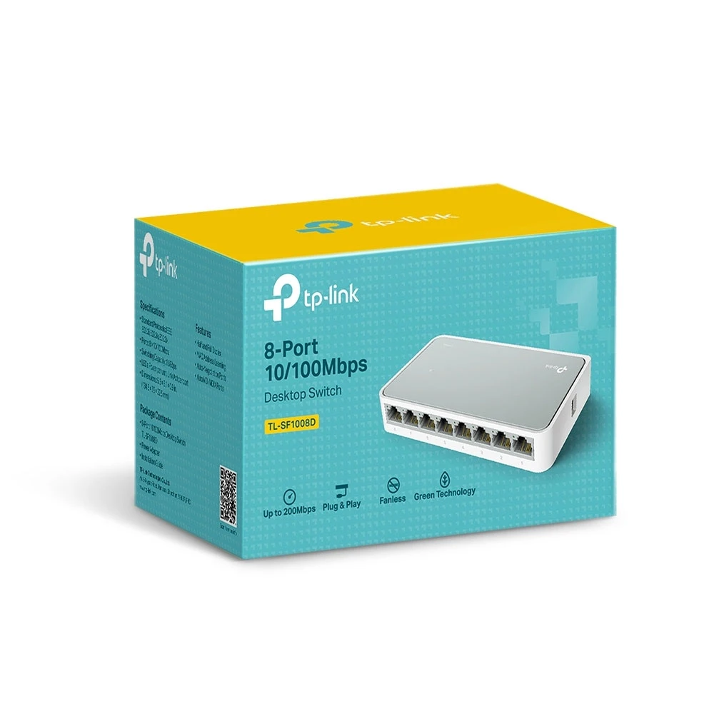 Switch TP-Link TL-SF1008D 8 port 100mb