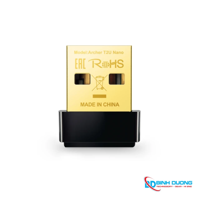USB THU WIFI TP-LINK ARCHER T2U (NANO) AC600 ( BĂNG TẦNG KÉP - MINI - KHÔNG RÂU ) - Chi tiết 1