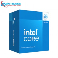 CPU Intel Core i5-14400F (UP TO 4.7GHZ, 10 NHÂN 16 LUỒNG, 20MB CACHE, 65W) - SOCKET INTEL LGA 1700/RAPTOR LAKE