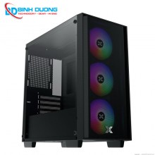 Case Xigmatek NYX II 3F RGB ( MATX/ 3 fan RGB )-Đen