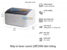  Máy in laser canon LBP2900 đen trắng